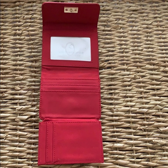 Beige & Red Wallet - Picture 3 of 6